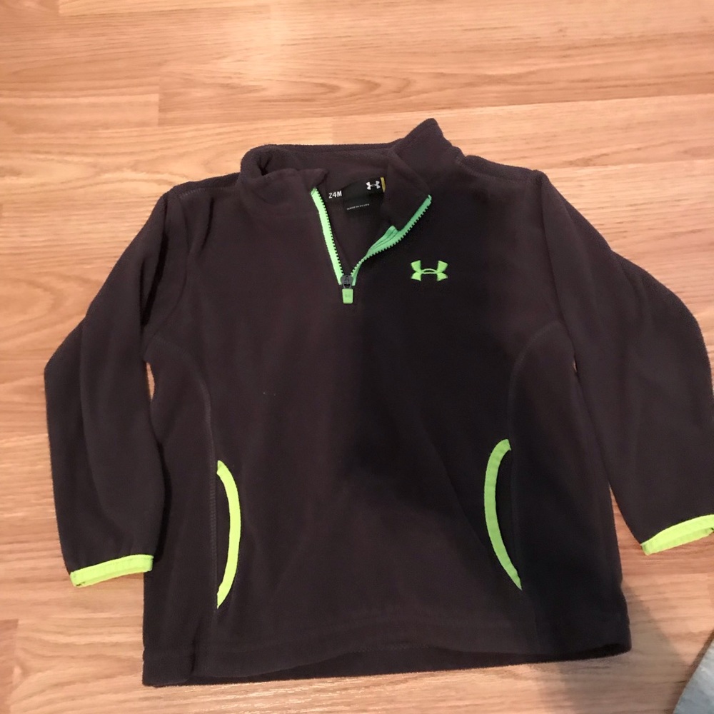 UA  boys 24 mo quarter zip